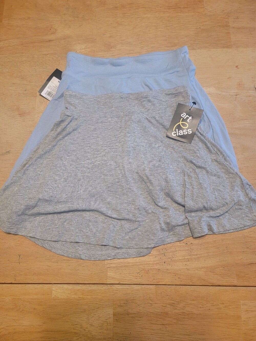 Art Class Girls  Light Blue and Heather Gray Circle Skort Size Medium, 8